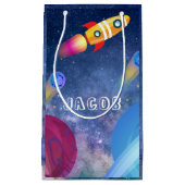 Space Birthday - Aangepast Klein Cadeauzakje (Voorkant)