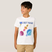 Space Birthday - Aangepast T-shirt (Voorkant volledig)