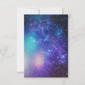 Space Birthday Bedankkaart (Achterkant)