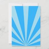 Space Birthday Invitation Buitenruimte Kaart (Achterkant)