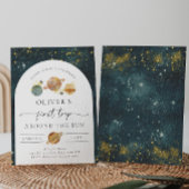 Space Birthday Invitation | Eerste reisdag Kaart