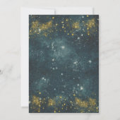 Space Birthday Invitation | Ruimtevaart Kaart (Achterkant)