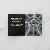 Space Birthday Kaart (Binnen)