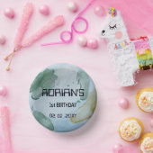 Space Birthday Party Earth Wereldbol Papieren Kommen (Feest)