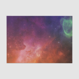 Space Blue Red Waterverf Star Nebula Universe Tissuepapier