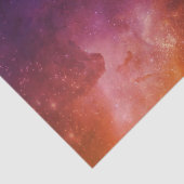 Space Blue Red Waterverf Star Nebula Universe Tissuepapier (Detail)