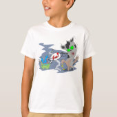 Space Boo Cat T-shirt (Voorkant)