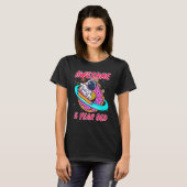 Space Boy Astronaut Geweldige op 5 jaar oude Birth T-shirt (Voorkant volledig)