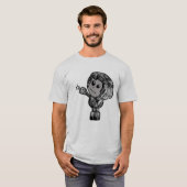 Space Boy Old School T-shirt (Voorkant volledig)