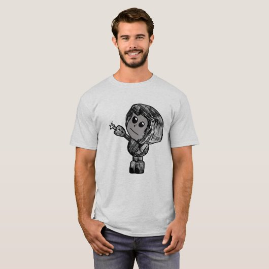 Space Boy Old School T-shirt (Voorkant volledig)