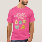 Space Breakfast Crew vintage T-shirt (Voorkant)