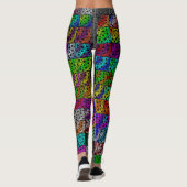 Space Bubble Spots Collectie Leggings (Achterkant)