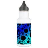 Space Bubble Spots - Cyaan/Blauw Waterfles (Links)
