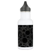 Space Bubble Spots - Glitter Zwart Waterfles (Links)