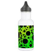 Space Bubble Spots - Groen/Lime Waterfles (Links)