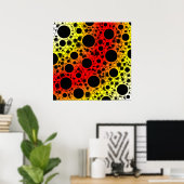 Space Bubble Spots - Heat WYR Poster (Thuiskantoor)