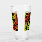 Space Bubble Spots - Lime/Rood Glas (Links)