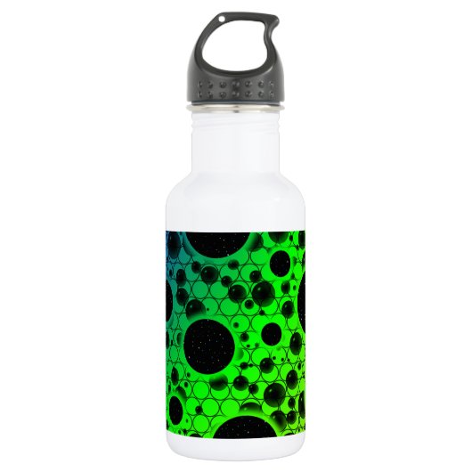 Space Bubble Spots - Rainbow PBGYO Waterfles (Voorkant)