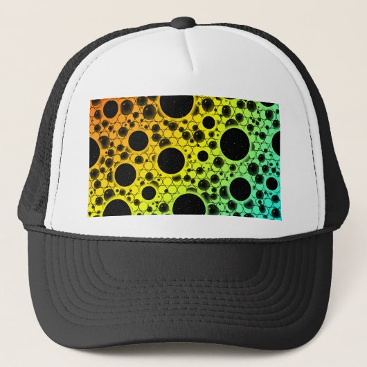 Space Bubble Spots - Warmte ROYCB Trucker Pet (Voorkant)