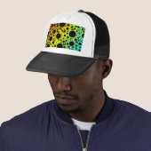 Space Bubble Spots - Warmte ROYCB Trucker Pet (In situ)
