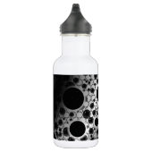 Space Bubble Spots - Wit/Zwart Waterfles (Rechts)