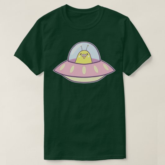 Space Budgie T-shirt (Design voorkant)