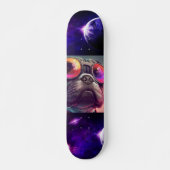 SPACE BULLDOG GRAPPIG Skateboard (Voorkant)