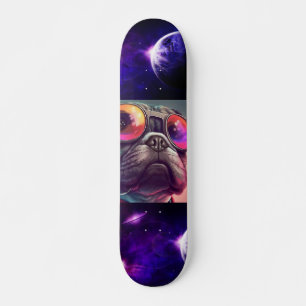 SPACE BULLDOG GRAPPIG Skateboard
