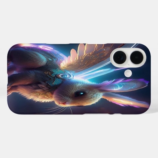 Space Bunny Case-Mate iPhone Case (Achterkant (horizontaal))