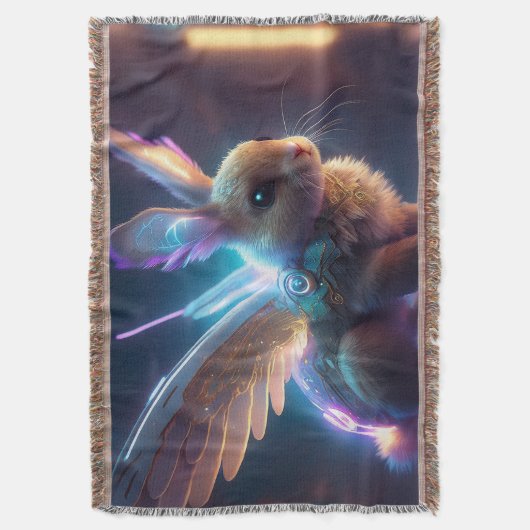 Space Bunny Deken (Voorkant Verticaal)