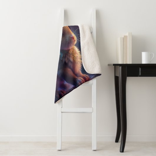 Space Bunny Sherpa Deken (In situ)