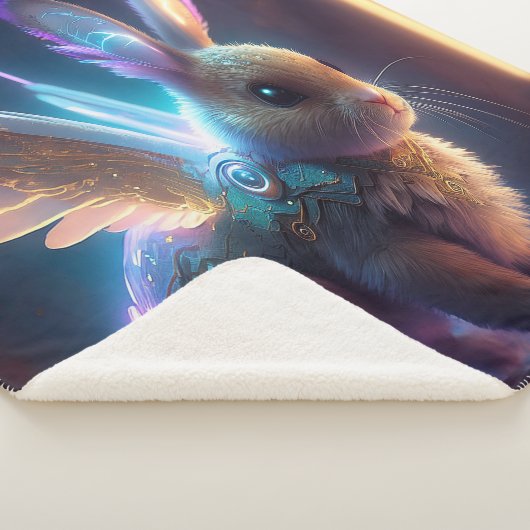 Space Bunny Sherpa Deken (3/4)