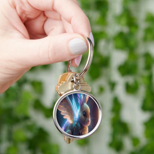 Space Bunny Sleutelhanger (Hand)