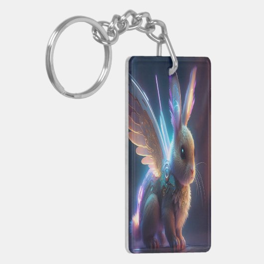 Space Bunny Sleutelhanger (Voorkant Links)
