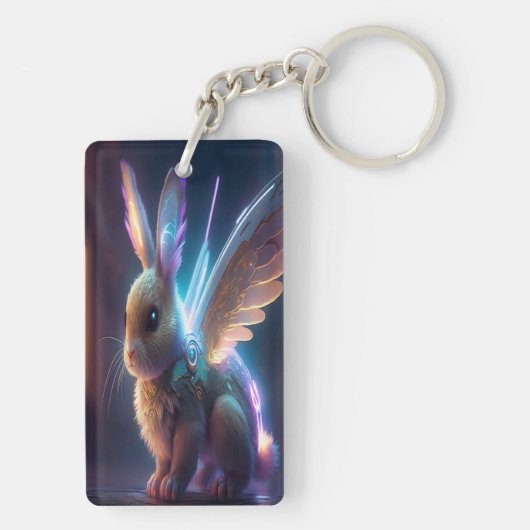 Space Bunny Sleutelhanger (achterkant)