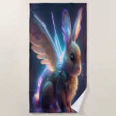 Space Bunny Strandlaken (Voorkant)