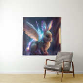 Space Bunny Wandkleed (In situ)