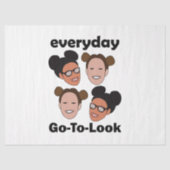 Space Buns Kapsel Dagelijkse Mooi-Uitzicht Mode Tissuepapier (Voorkant)