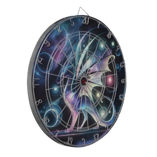 Space Butterfly Dragon Dartbord (Voorkant Links)