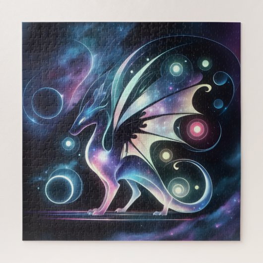 Space Butterfly Dragon Legpuzzel (Verticaal)