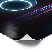 Space Butterfly Dragon Perfect Poster (Hoek)