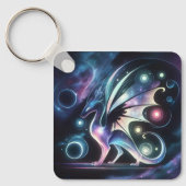 Space Butterfly Dragon Sleutelhanger (Voorkant)