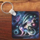 Space Butterfly Dragon Sleutelhanger (Voorkant)