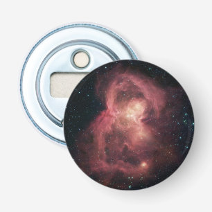 Space Butterfly Nebula Button Flesopener