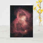 Space Butterfly Nebula Kaart (Gele Bloem)