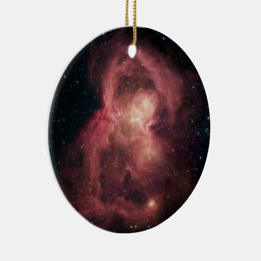 Space Butterfly Nebula Keramisch Ornament (Rechts)