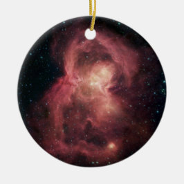 Space Butterfly Nebula Keramisch Ornament