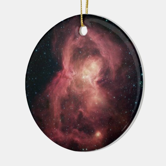 Space Butterfly Nebula Keramisch Ornament (Links)