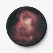 Space Butterfly Nebula Papieren Bordje (Voorkant)