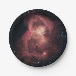 Space Butterfly Nebula Papieren Bordje